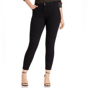 J Brand Alana Black Skinny Jeans